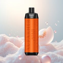 Al Fakher Crown Bar 8000 Crystal Brzoskwinka Lód z Ładowaniem i Pojemnością