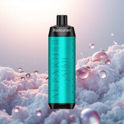 Al Fakher Crown Bar 8000 Crystal Lodowy Czarny Porzeczkowy z Typem-C i 5mg Nikotyny