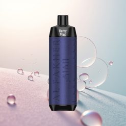 Al Fakher Crown Bar 8000 Crystal Miętowa Jagoda z Ładowaniem USB-C i Pojemnością 18ml