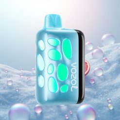 VOZOL RAVE 40000 Puffs Lodowy Błysk Niebieskiej Maliny z Synchronizacją Bitu i Ładowaniem Błyskawicznym