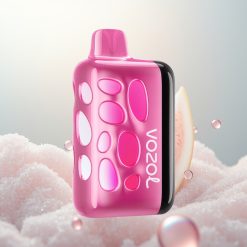 VOZOL RAVE 40000 Puffs Truskawkowo-Brzoskwinkowa Wibrująca Świetlna Animacja