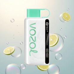 VOZOL STAR 9000/12000 Puffs Cytrynowo-Miętowy z S.i.L.C TECH i Ładowaniem 30% Szybszym