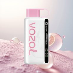 VOZOL STAR 9000/12000 Puffs Różowa Lemoniada z S.i.L.C TECH i Ładowaniem 30% Szybciej