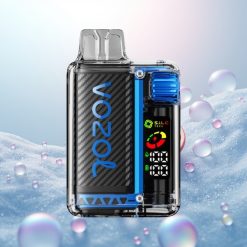 VOZOL Vista 20000 Puffs Lodowy Błękit Malina OLED Dual Mesh