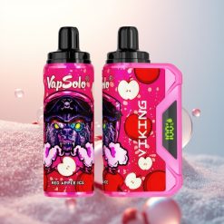 VapSolo VIKING 12000 Puffs Czerwone Jabłko Lód 22ml Typ-C