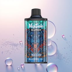 Vapsolo Super 15000 Puffs Lodowy Borówka 40ml Typ-C