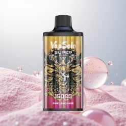 Vapsolo Super 15000 Puffs Super Różowa Lemoniada z 40ml i Typem-C