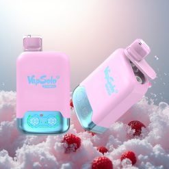 Vapsolo Twins 20000 Puffs Czarny Lód Smoczy Owoc Truskawka & Malina Arbuz z Podwójnym Zbiornikiem i Typem-C
