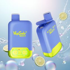 Vapsolo Twins 20000 Puffs Niebieska Malina Limonka & Cytryna Lime z Podwójnym Zbiornikiem i Typem-C