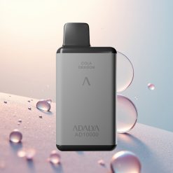 Adalya AD 10000 Puffs Smok Czerwony Smok Przestrzeń Szary USB-C